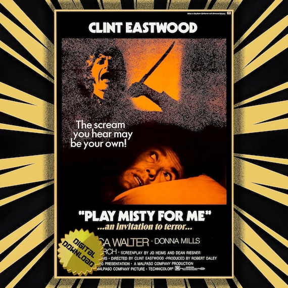 Play Misty for Me - 1971 | High Quality 300dpi | 24x36 Inch