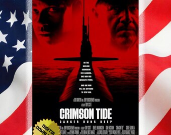 クリムゾン・タイド 映画ポスター：デンゼル・ワシントン、ジーン
