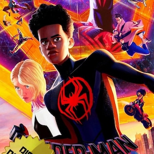 Spider-Man--Across The Spider-Verse - 2023 | 5 Popular 4K Sizes | 28x42 24x36 20x30 16x24 12x18 Inch Digital Download Poster | Top 500 Movie