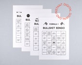 Formel 1 Bullshit Bingo Download Printable