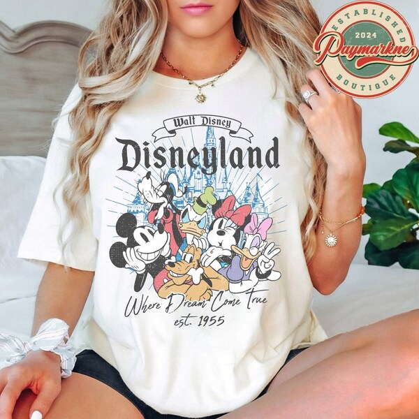 Where Dreams Come True Shirt, Walt Disneyland Shirt, Vintage Mickey Shirt, World Tour Shirts, Disneyland Sweatshirt, Disney Vacation Sweater