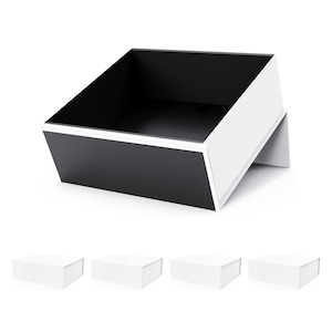 JiaWei Geschenkbox Faltschachtel 1/3/5er set Magnetverschluss für Hochzeit Weihnachten Geburtstag Recycelbar mit Seidenpapier/ Grußkarte