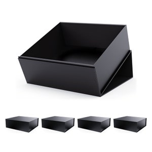 JiaWei Geschenkbox Faltschachtel 1/3/5er set Magnetverschluss für Hochzeit Weihnachten Geburtstag Recycelbar mit Seidenpapier/ Grußkarten