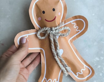 Druckvorlage Lebkuchen Vorlage: Weihnachtsgeschenk Lebkuchen Vorlage (Digitaler Download)