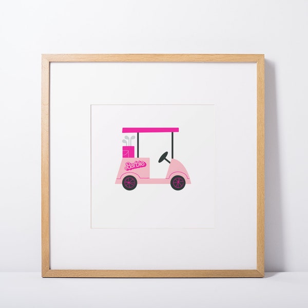 barbie GOLF cart golf barbie golf lover barbie golf girl birthday svg PNG clipart doll shirt girl shirt golf girl card wall art digital file