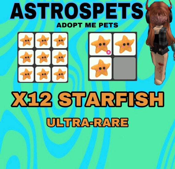 X12 STARFISH ADOPT ME Ultrarare cheapest read Item Etsy