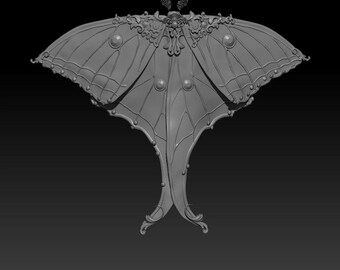 Moth 3D Print Model Toys