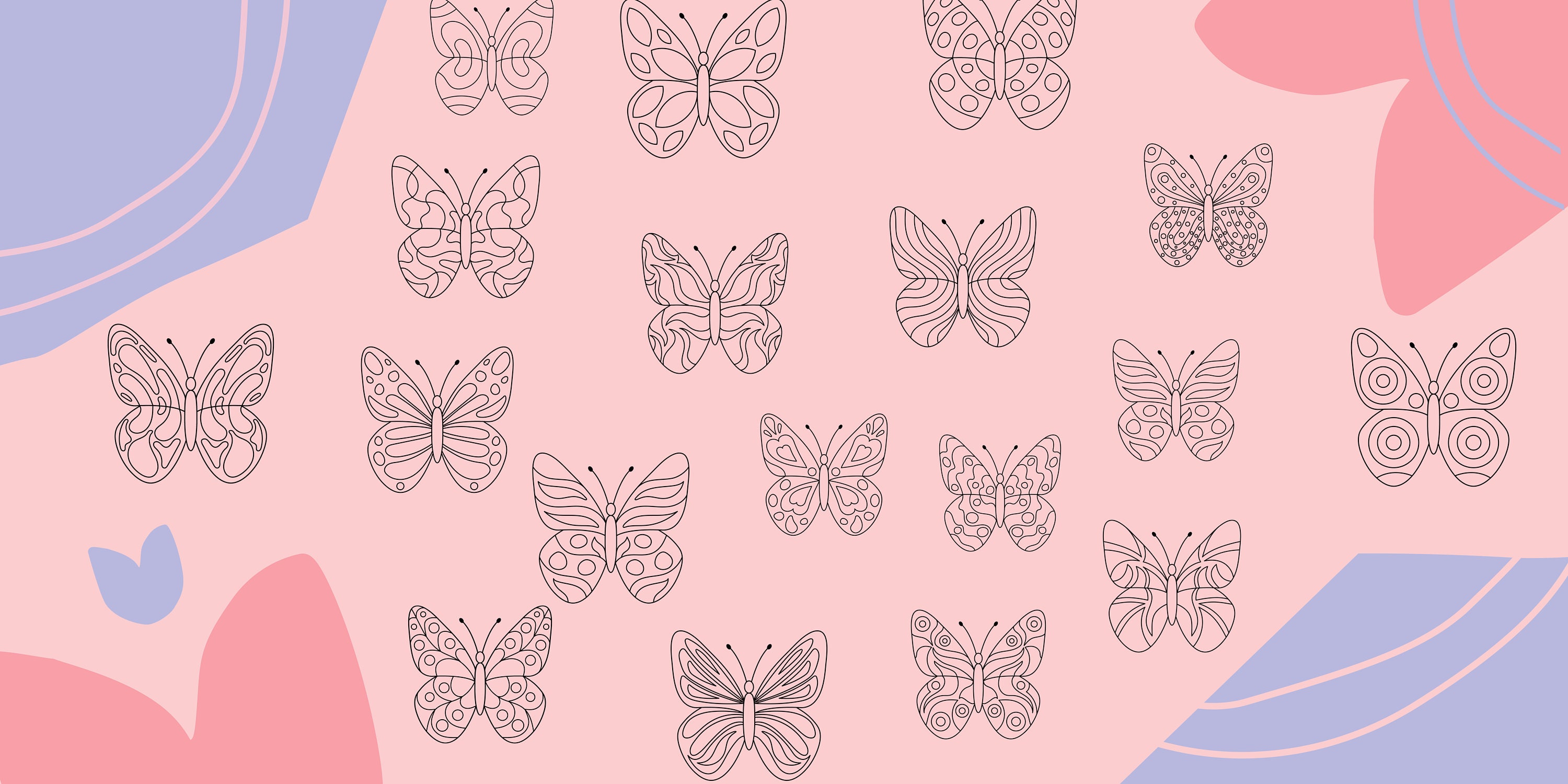 19 Fun Coloring Pages Butterfly Themed! - Etsy