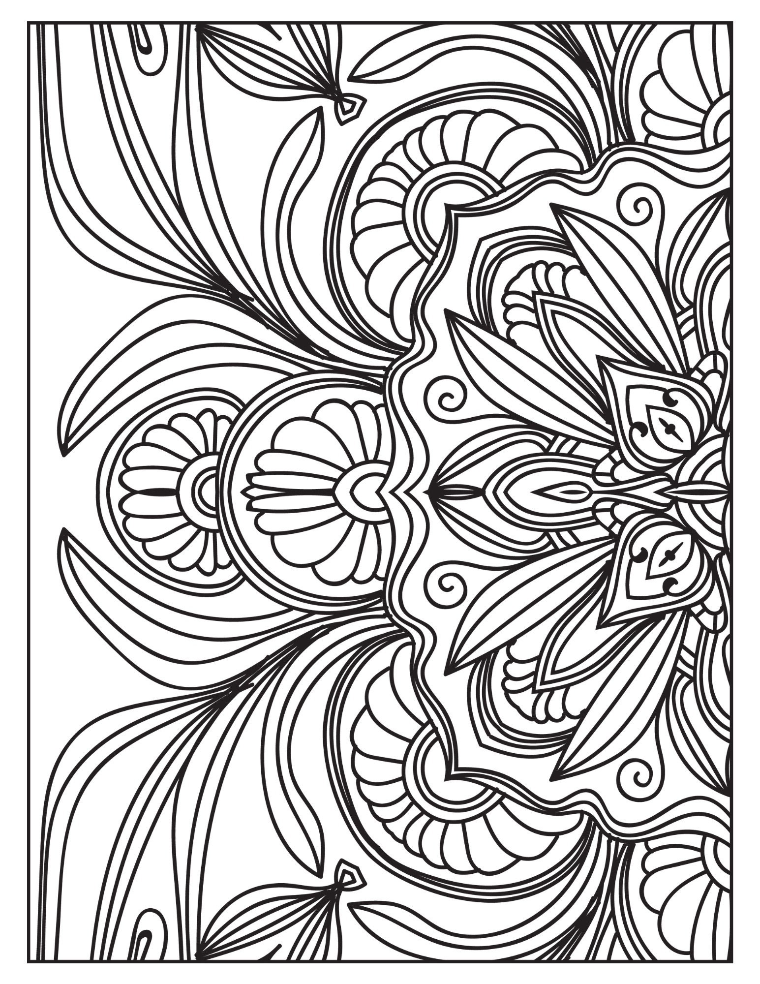 30 Mandala Coloring Pages! Fun Activity for All Ages! Digital Download ...