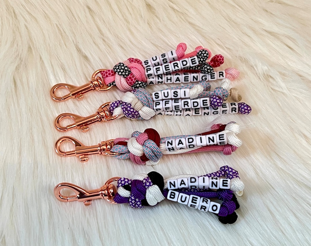 Personalized Keychains With Names | Handmade From Paracord - Etsy