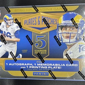 2020-2021 Panini Plates & Patches NFL Box