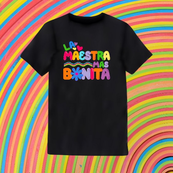 La maestra más bonita. Mañana será bonito Inspirado png. día del maestro