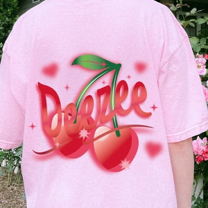 Delta Zeta Trendy Cherry Sorority Shirt | Dee Zee Trendy Schwesternschaft TShirt | Großes kleines Geschenk | Bid Day Recruitment Geschenk