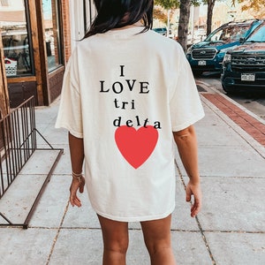 Tri-Delta Delta-Delta-Delta Sorority Greek Gift T-Shirt Tri-Delta Delta-Delta-Delta Sorority Greek Gift T-Shirt
