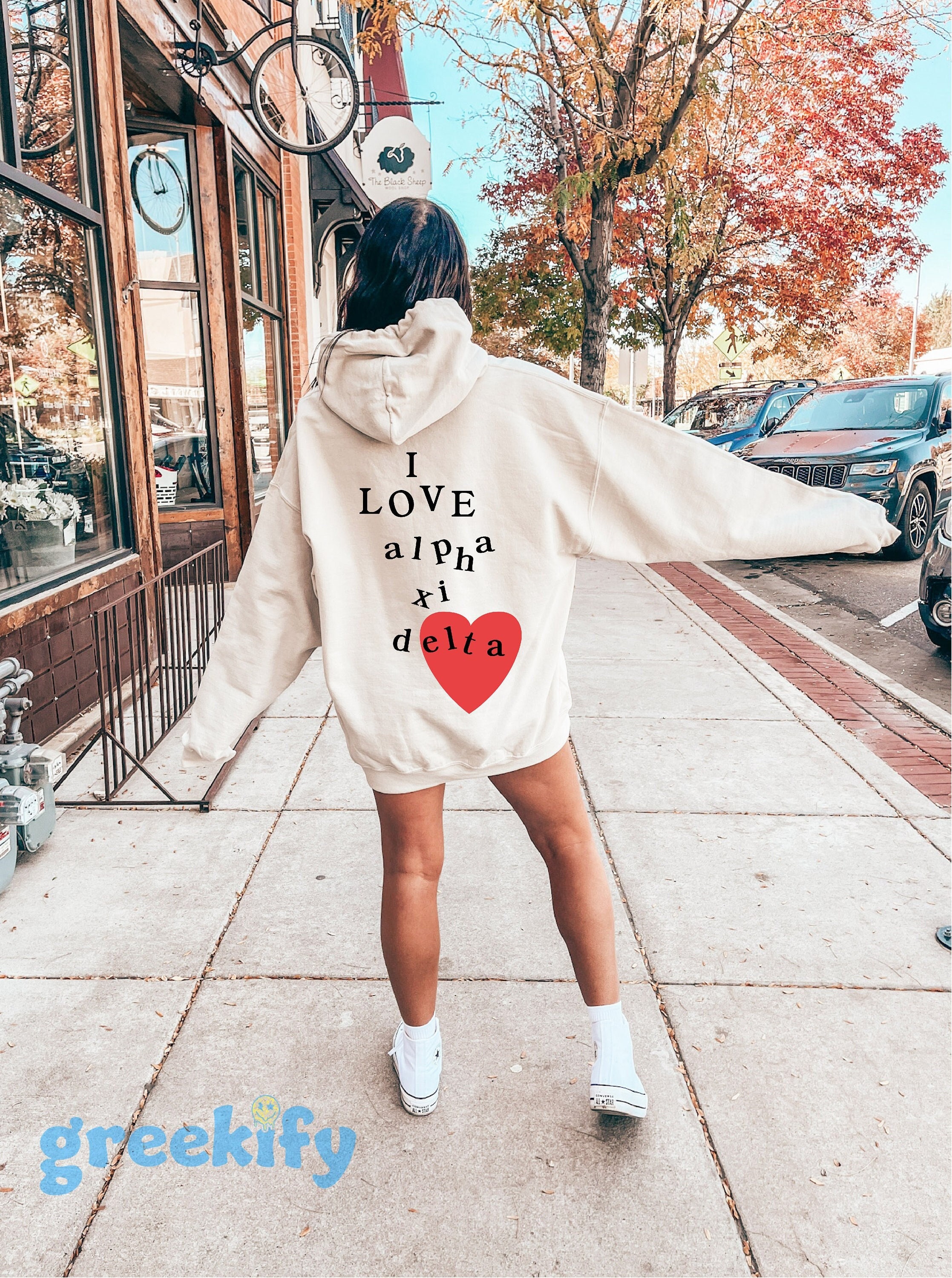 Discover I Love Alpha Xi Delta Sorority Shirt | Alpha Xi Custom Sorority Hoodie