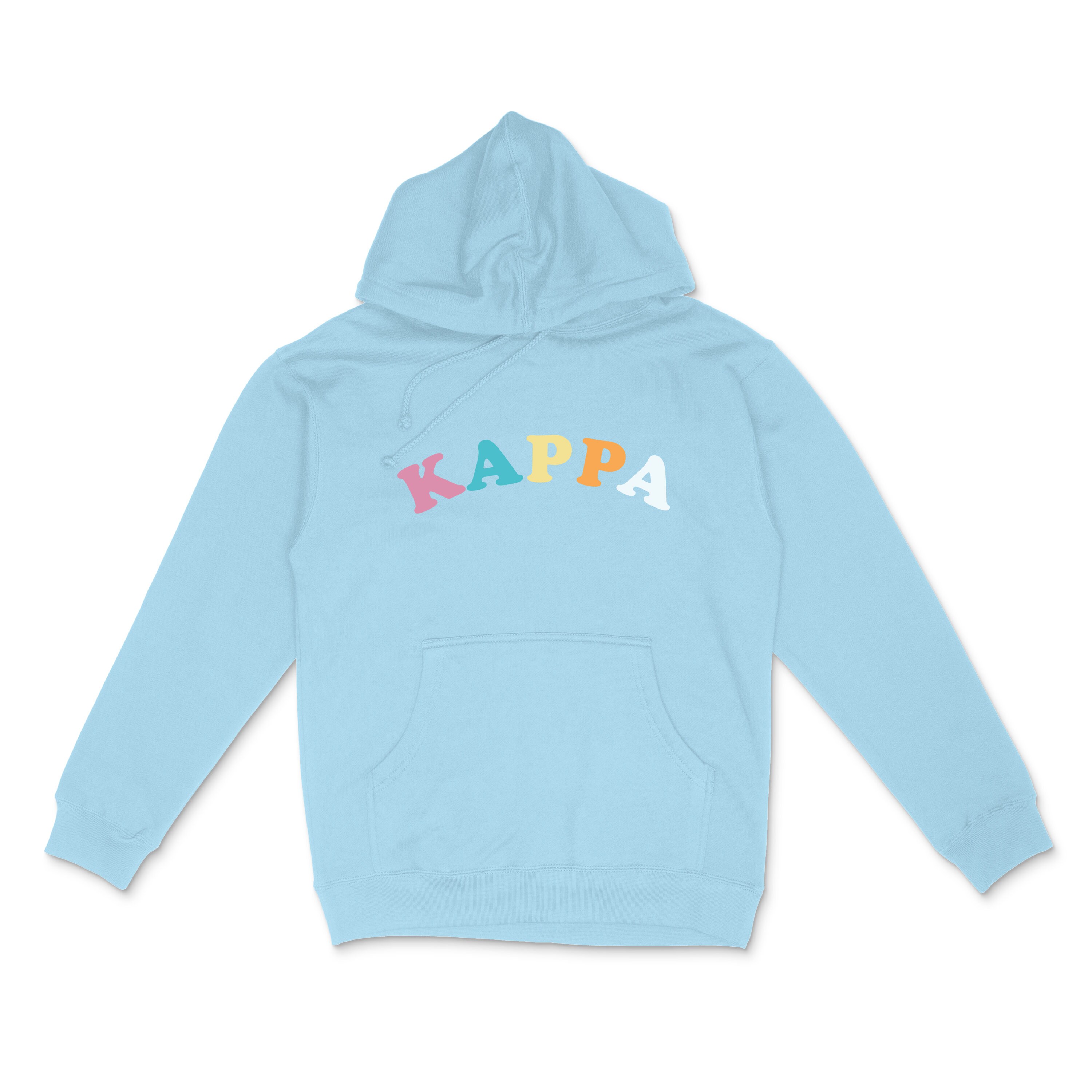 Baby blue kappa outlet hoodie