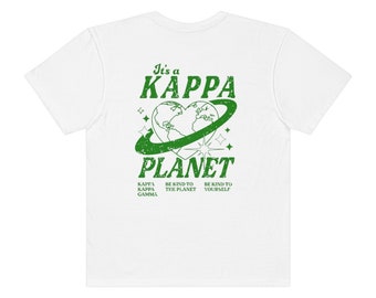 Kappa Kappa Gamma Planet T-shirt Be Kind to the Planet Trendy