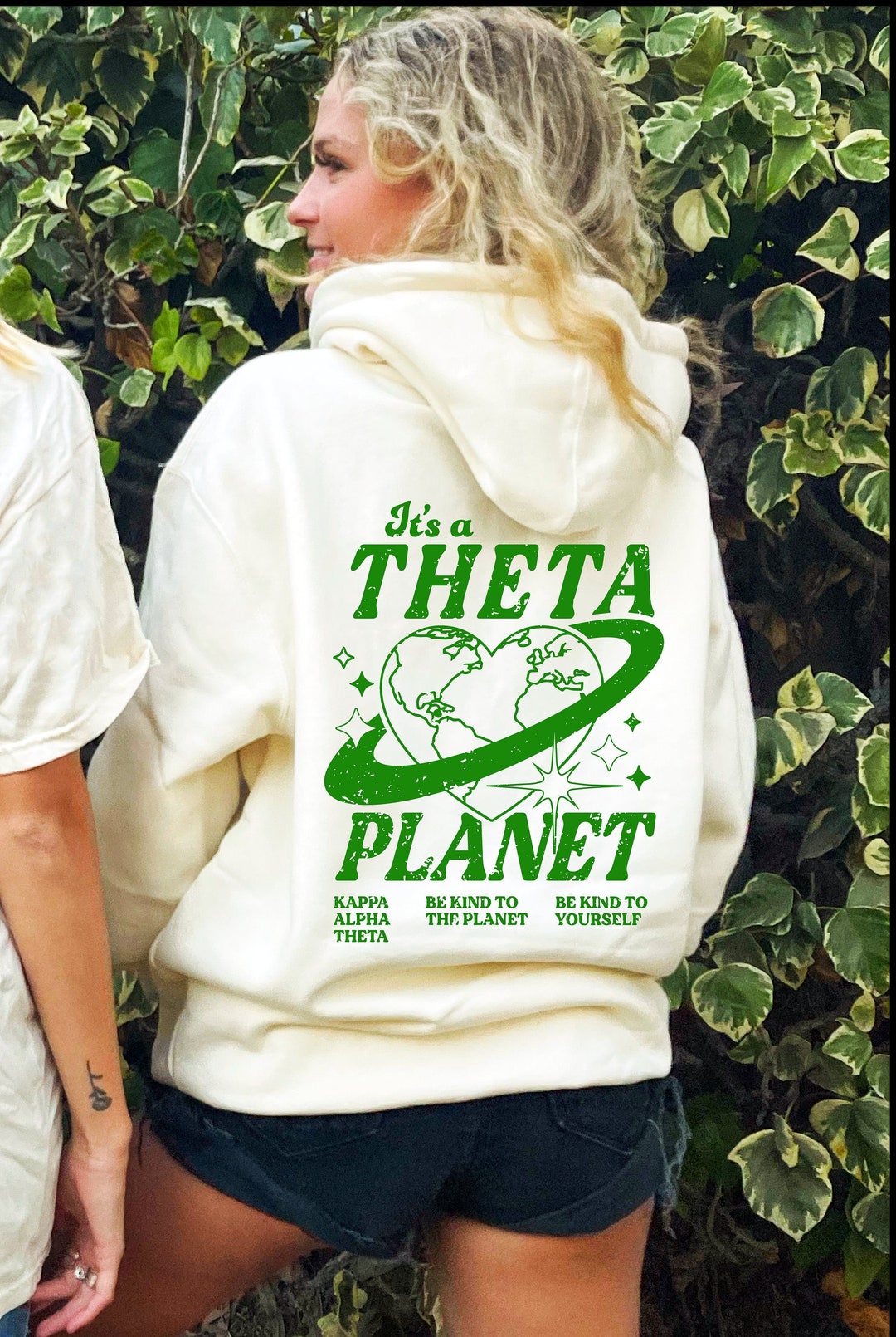 Kappa Alpha Theta Planet Hoodie Be Kind to the Planet Trendy - Etsy