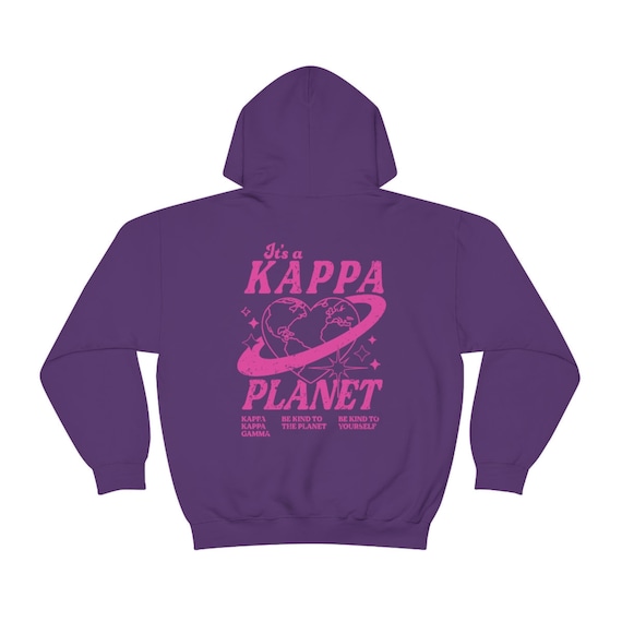 Vulgariteit In de meeste gevallen Alabama Kappa Kappa Gamma Planet Hoodie Wees lief voor de Planet - Etsy België