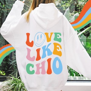 Chi Omega Soft Sorority Sweatshirt | Love Like Chi O Sorority Hoodie | Cute Greek Life Sweatshirt Big Little Sorority Gift