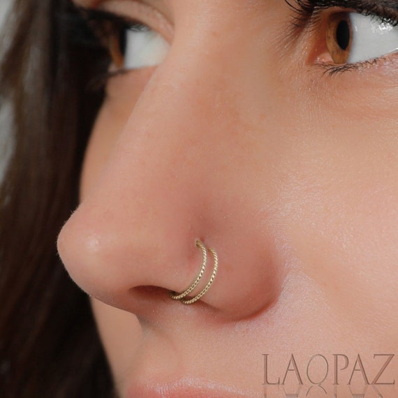 Braided clearance nose ring