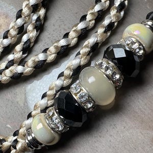 Custom satin braided dog show lead image 13