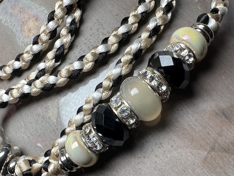 Custom satin braided dog show lead image 13