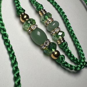 Custom satin braided dog show lead image 18
