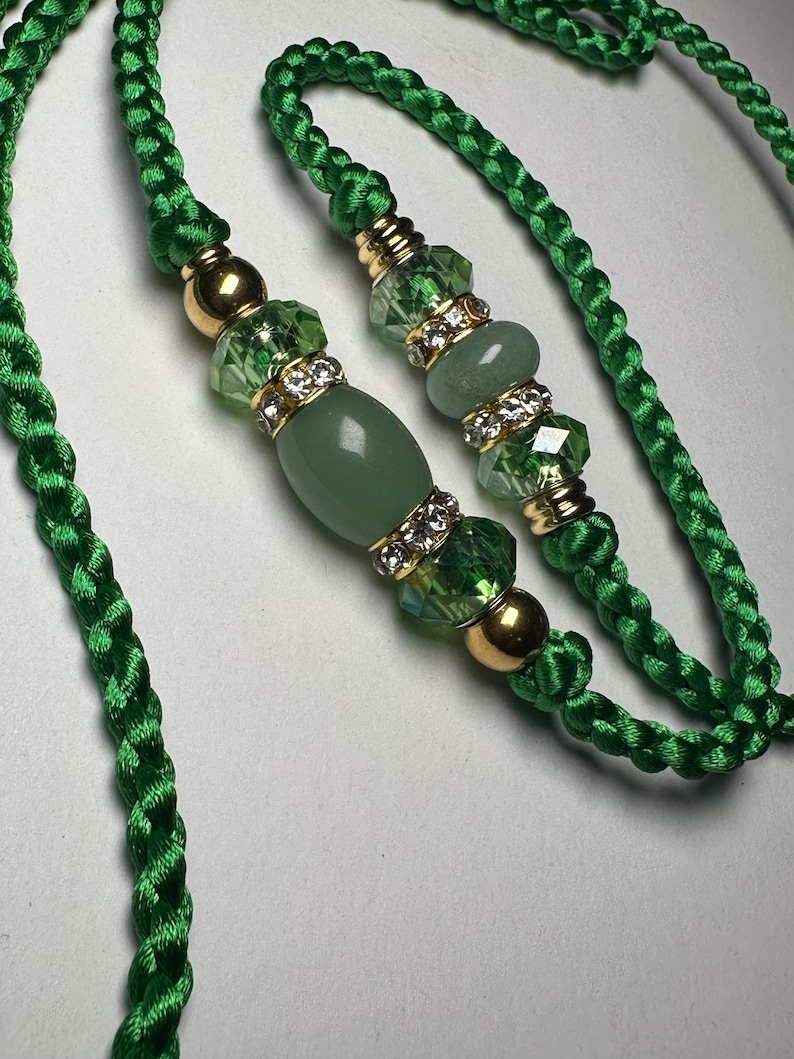 Custom satin braided dog show lead image 18