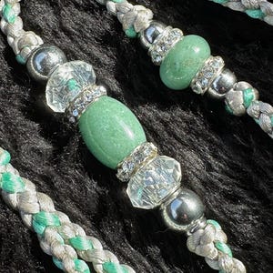 Custom satin braided dog show lead image 15