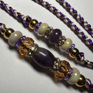 Custom satin braided dog show lead image 16