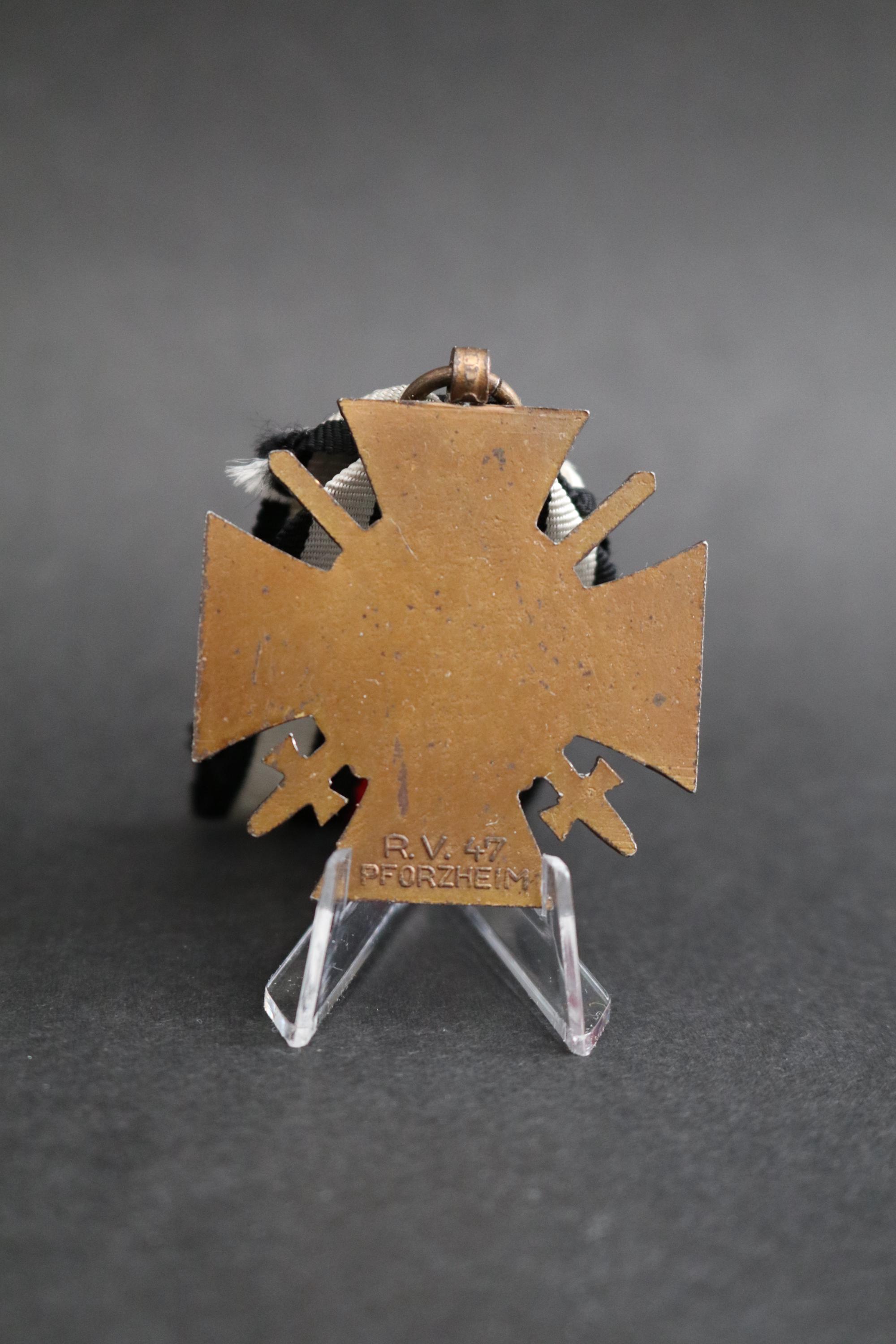 Original Hindenburg Cross 1914/1918 With Swords - R.V. 47