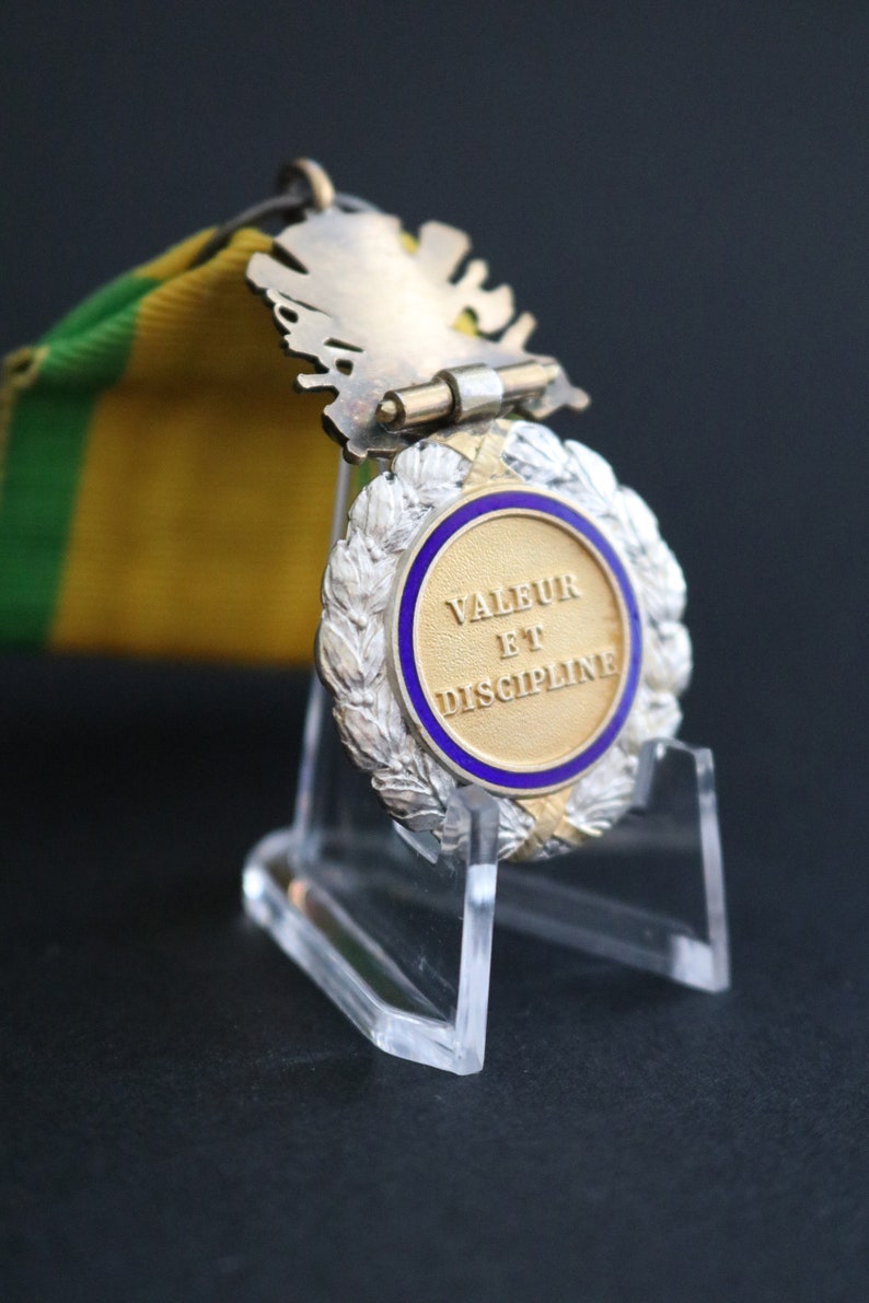 Medal for Valor and Discipline valeur Et Discipline 1870 III Republic