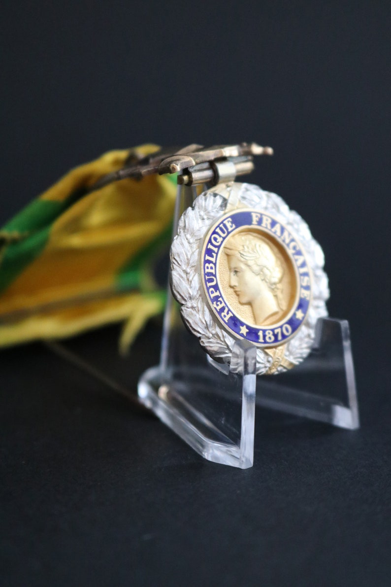 Medal for Valor and Discipline valeur Et Discipline 1870 III Republic