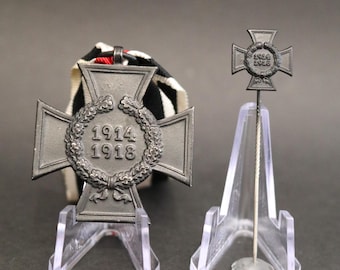 Croce d'onore Hindenburg 1914-1918 con spade - Variante GodetSohn G&L - Medaglia originale per veterani della prima guerra mondiale - Elite Militaria