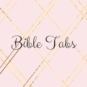Digital Bible Tabs, Pink and Gold Bible Tabs, Journaling Bible Tabs, KJV tabs, Stickers, Printable Tabs, Pink Tabs, Gold Tabs
