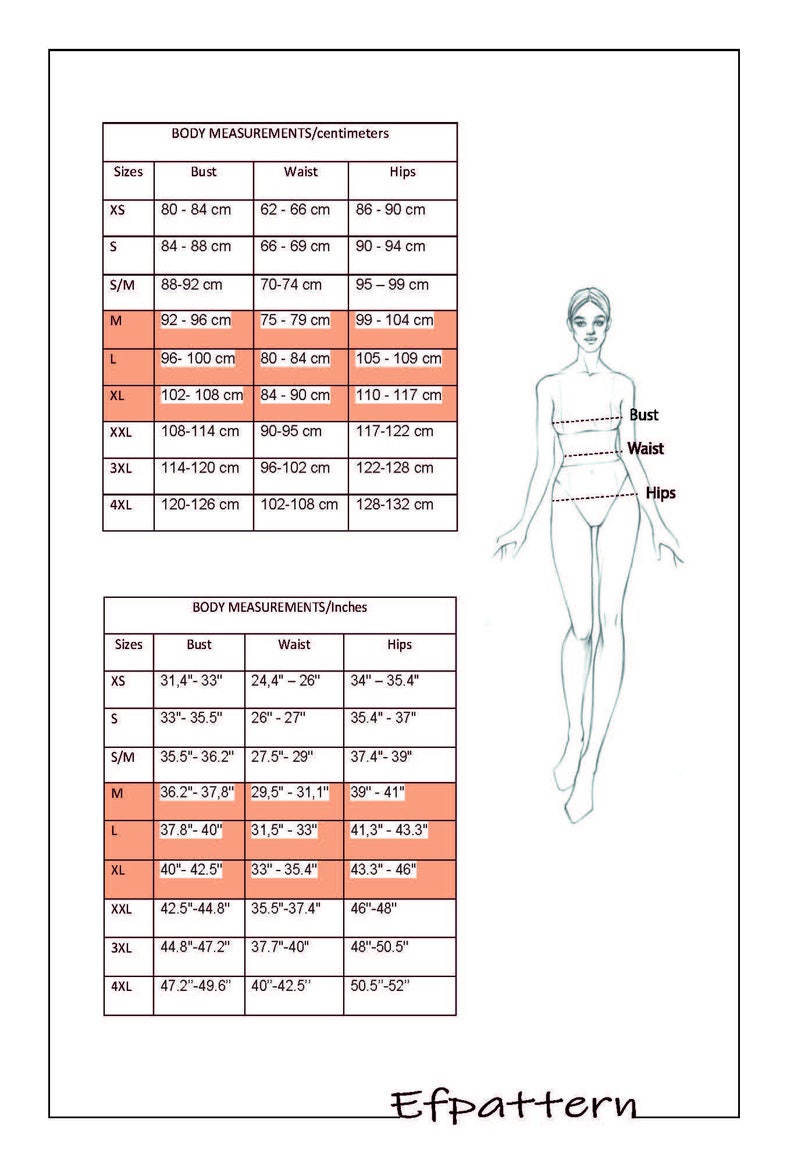 Linen top sewing pattern, Mia Kimono top PDF pattern, Sizes XS - 4XL Easy Sewing Pattern for Beginners, PDF Download Sewing Pattern image 3