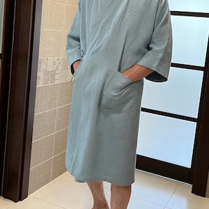 Men's Kimono Robe Sewing Pattern, Sizes XS-4XL, Easy Bathrobe Digital ...
