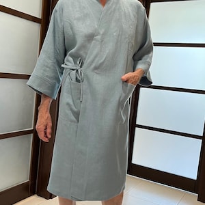 Men's Kimono Robe Sewing Pattern, Sizes XS-4XL, Easy Bathrobe Digital ...