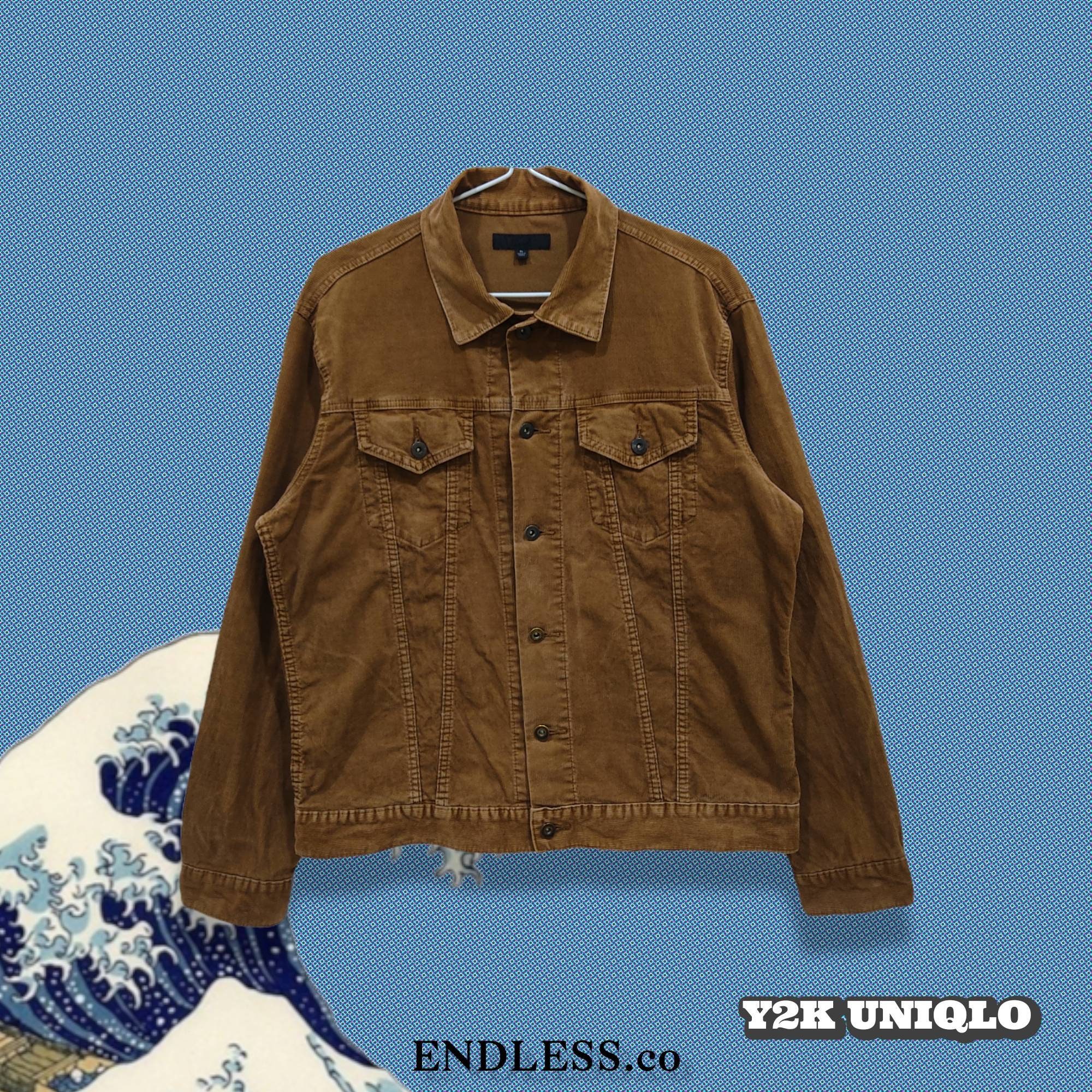 Vintage Y2K Uniqlo Corduroy Jacket 