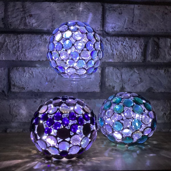 Hanging Glass Orbs Etsy
