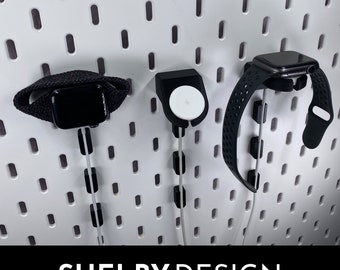 IKEA Skadis - Apple Watch - charging mount