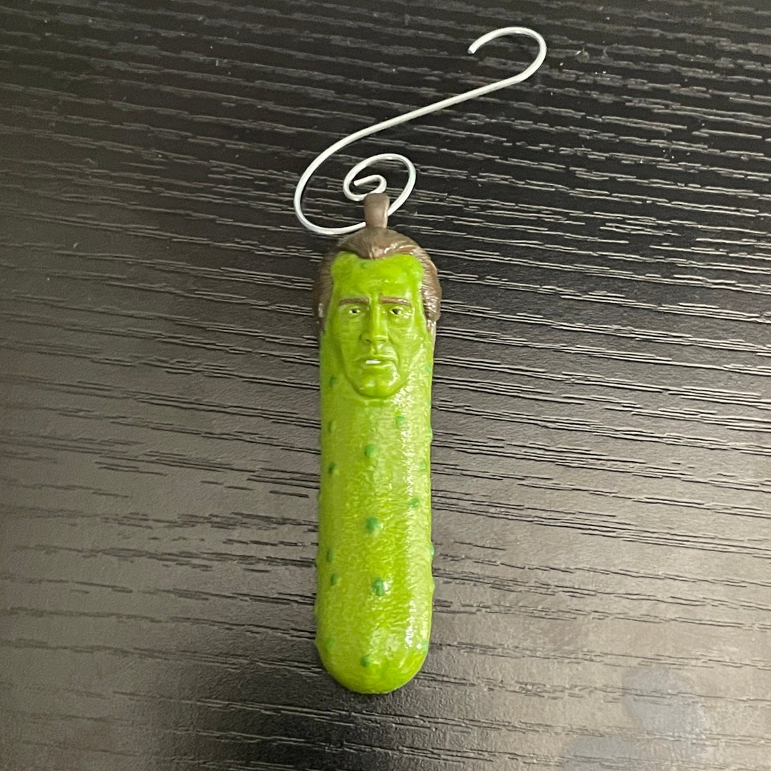 Picolas Cage Christmas Tree Ornament Etsy