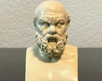 Buste Socrates, Griekse filosoof - standbeeld van uv-hars - 3D-print