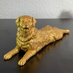 Australian Shepherd Sploot - UV Resin Statue - 3D Print