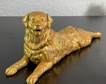 Australian Shepherd Sploot - UV Resin Statue - 3D Print