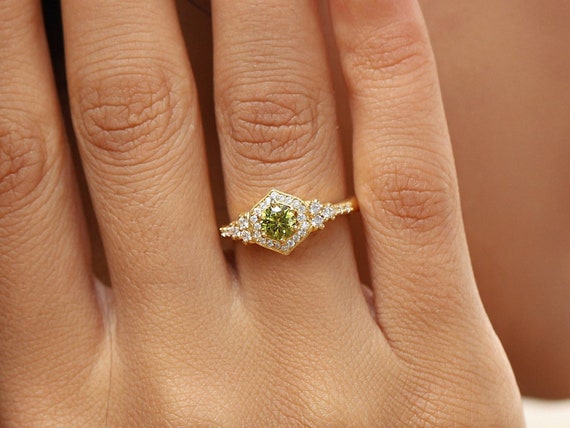 JewelersClub Peridot Ring Birthstone Jewelry – 0.50 Carat Peridot 0.925  Sterling Silver Ring Jewelry with White Diamond Accent – Gemstone Rings  with Hypoallergenic 0.925 Sterling Silver Band - Walmart.com