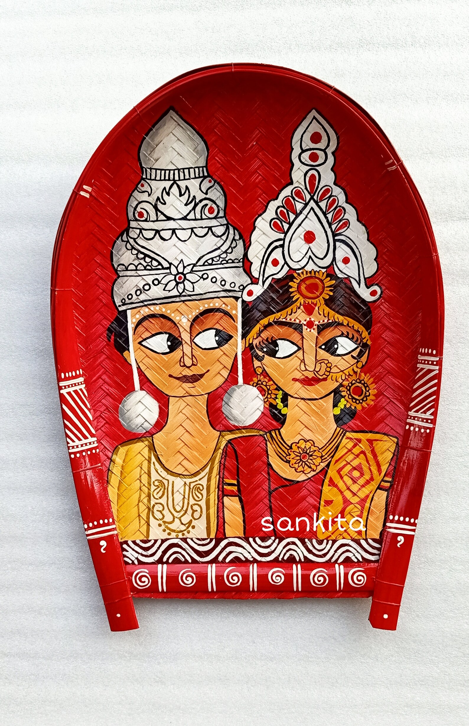 Bor Bou Handpainted Kulo / Bengali Wedding Kulo / Wedding Kulo Etsy