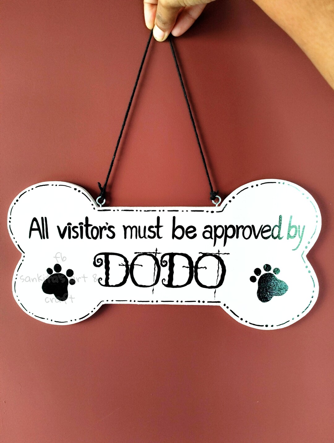 Personalized Dog Name Plate Custom Dog Decor Hanging Crate Etsy