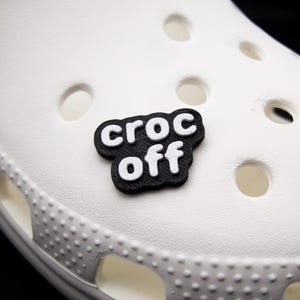 Croc Off Charm | Funny Shoe Charm | Naughty Clog Accessories | Cheeky Shoe Decor | Novelty Gift for Him/Her | Humorous Croc Charm